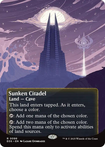 Image for Sunken Citadel (0086) (Borderless) (86) (Edge of Eternities: Stellar Sights) - Magic: The Gathering