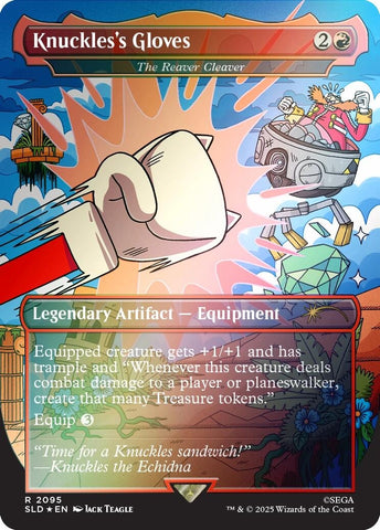 Image for Knuckles's Gloves - The Reaver Cleaver (Rainbow Foil) (2095) (Secret Lair Drop Series) - Magic: The Gathering