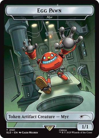 Image for Egg Pawn - Myr Token (2101) (Secret Lair Drop Series) - Magic: The Gathering