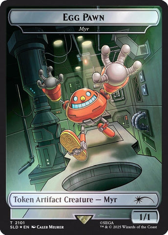Image for Egg Pawn - Myr Token (Rainbow Foil) (2101) (Secret Lair Drop Series) - Magic: The Gathering