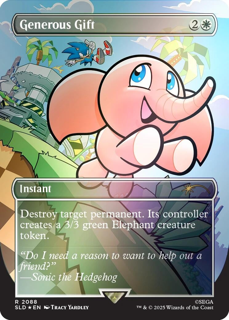 Image for Generous Gift (2088) (Rainbow Foil) (2088) (Secret Lair Drop Series) - Magic: The Gathering