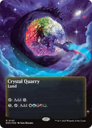 Image for Crystal Quarry (0145) (Borderless) (Galaxy Foil) (145) (Edge of Eternities: Stellar Sights) - Magic: The Gathering