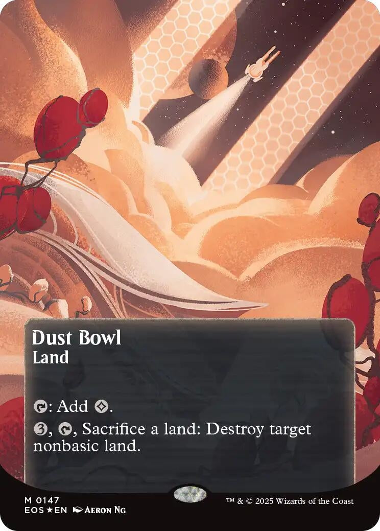 Image for Dust Bowl (0057) (Borderless) (Galaxy Foil) (147) (Edge of Eternities: Stellar Sights) - Magic: The Gathering