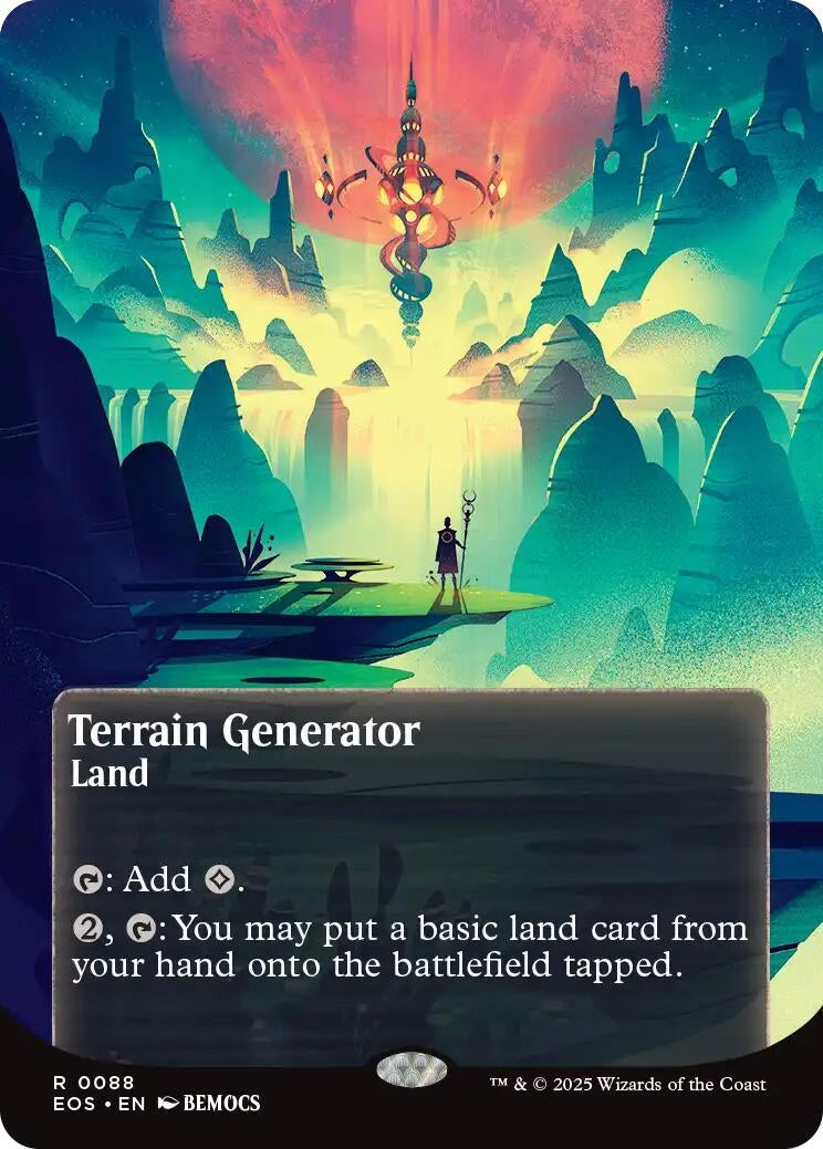 Image for Terrain Generator (0088) (Borderless) (88) (Edge of Eternities: Stellar Sights) - Magic: The Gathering