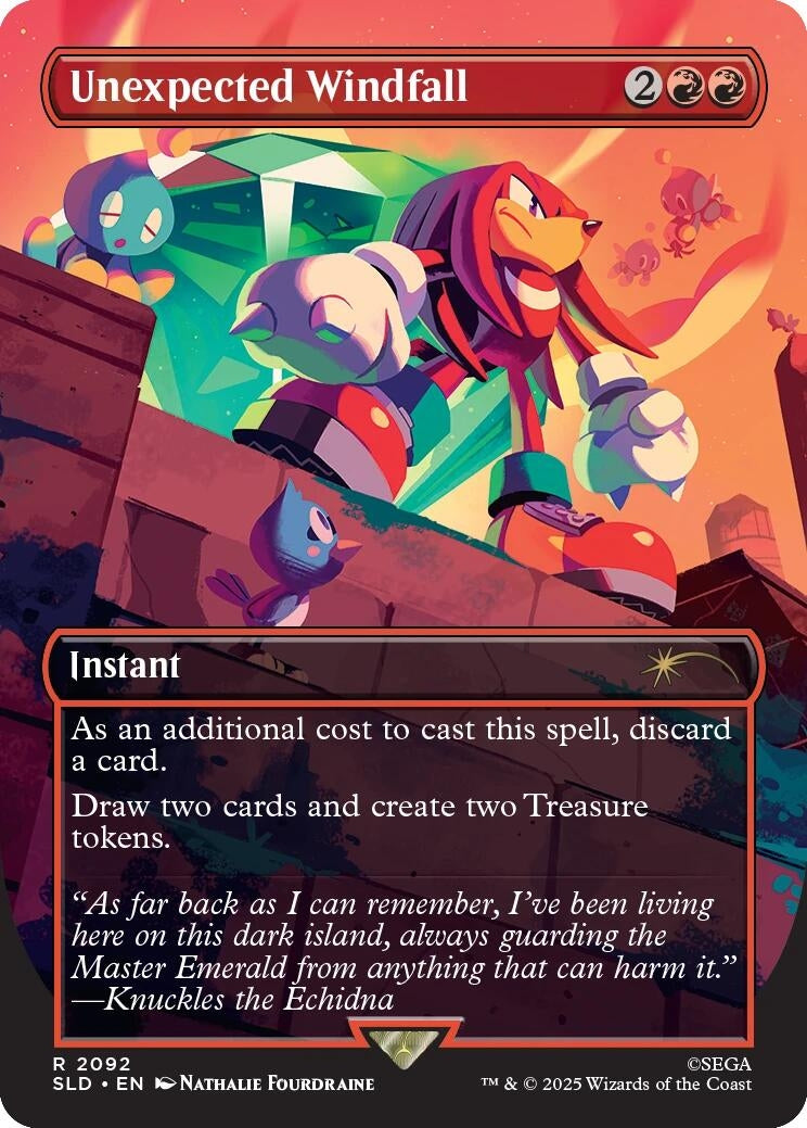 Image for Unexpected Windfall (2092) (2092) (Secret Lair Drop Series) - Magic: The Gathering