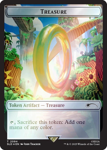 Image for Treasure Token (2094) (Rainbow Foil) (2094) (Secret Lair Drop Series) - Magic: The Gathering