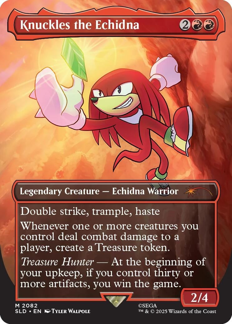Image for Knuckles the Echidna (2082) (Secret Lair Drop Series) - Magic: The Gathering