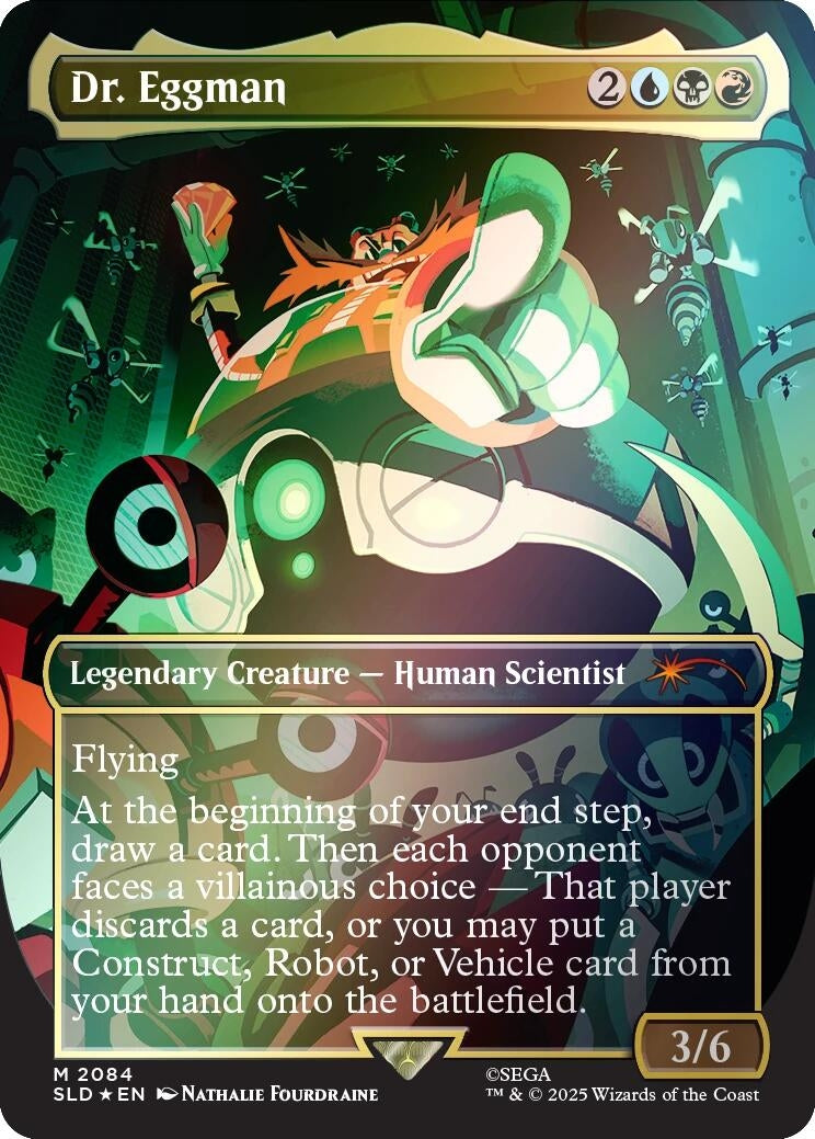 Image for Dr. Eggman (Rainbow Foil) (2084) (Secret Lair Drop Series) - Magic: The Gathering
