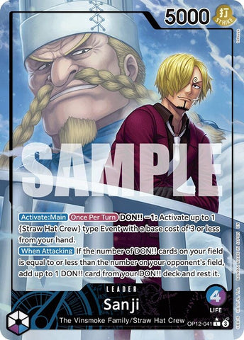 Image for Sanji (041) (Alternate Art) (OP12-041) (Legacy of the Master) - One Piece Card Game