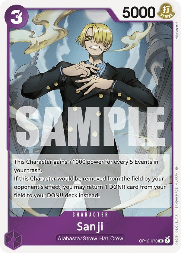 Image for Sanji (070) (OP12-070) (Legacy of the Master) - One Piece Card Game