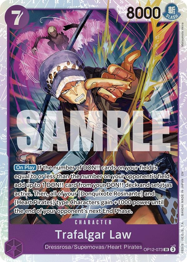 Image for Trafalgar Law (073) (OP12-073) (Legacy of the Master) - One Piece Card Game