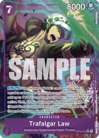 Image for Trafalgar Law (073) (Alternate Art) (OP12-073) (Legacy of the Master) - One Piece Card Game