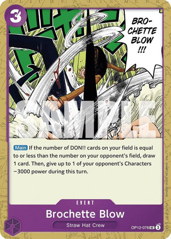 Image for Brochette Blow (OP12-078) (Legacy of the Master) - One Piece Card Game