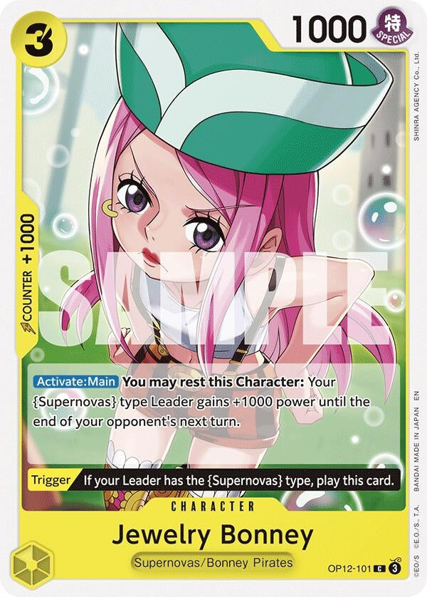 Image for Jewelry Bonney (101) (OP12-101) (Legacy of the Master) - One Piece Card Game
