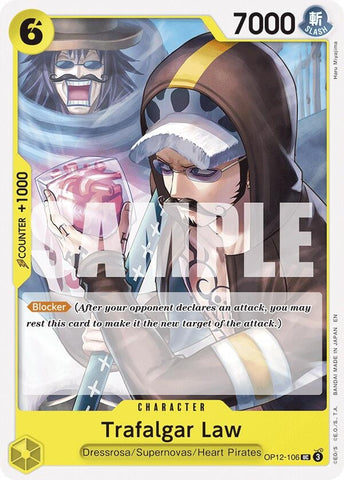 Image for Trafalgar Law (106) (OP12-106) (Legacy of the Master) - One Piece Card Game