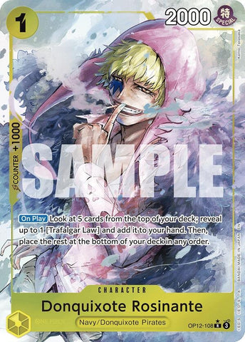 Image for Donquixote Rosinante (108) (Alternate Art) (OP12-108) (Legacy of the Master) - One Piece Card Game