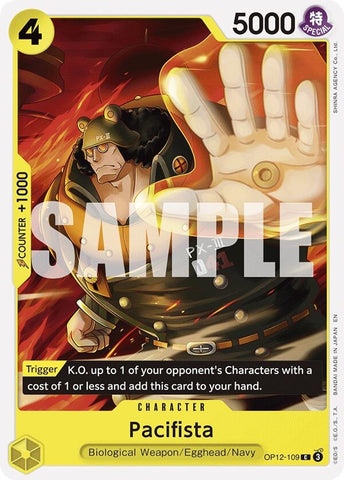 Image for Pacifista (OP12-109) (Legacy of the Master) - One Piece Card Game
