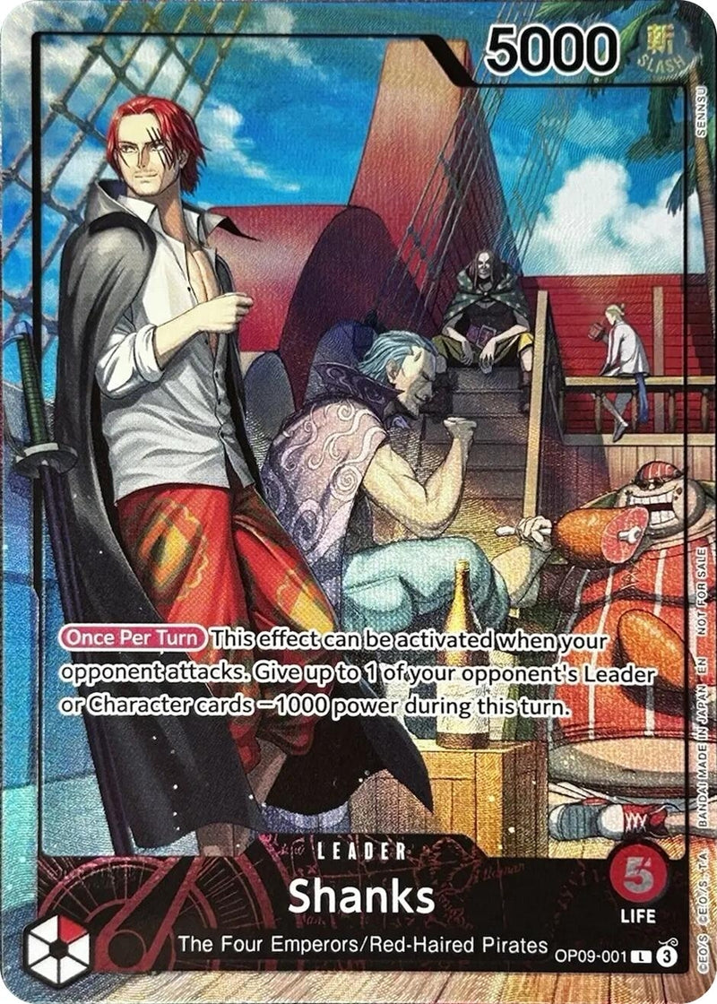 Image for Shanks (2025 PSA Magazine Promo) (OP09-001) (One Piece Promotion Cards) - One Piece Card Game