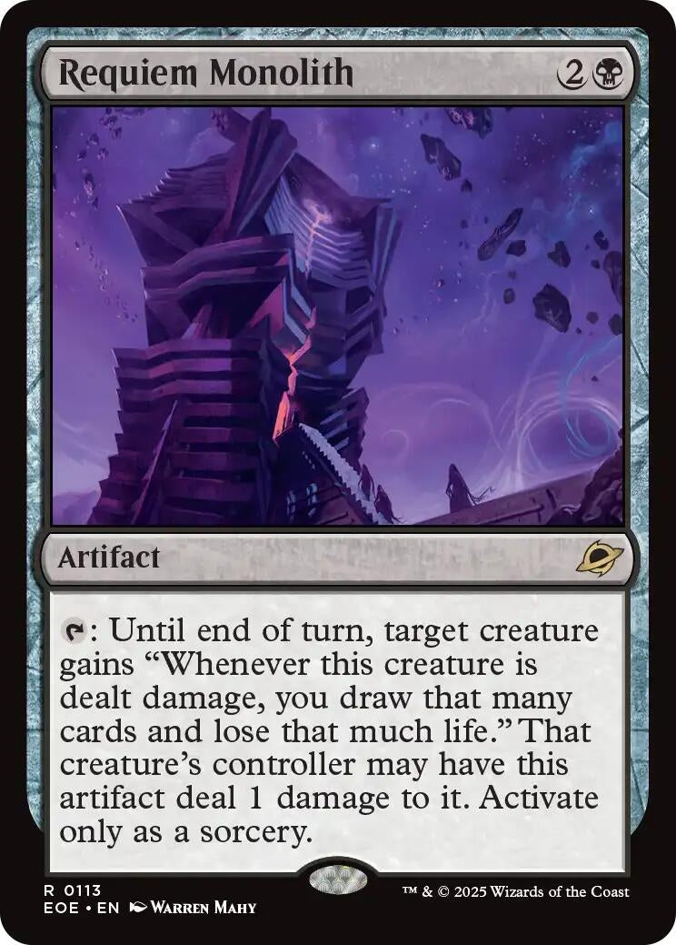 Image for Requiem Monolith (113) (Edge of Eternities) - Magic: The Gathering