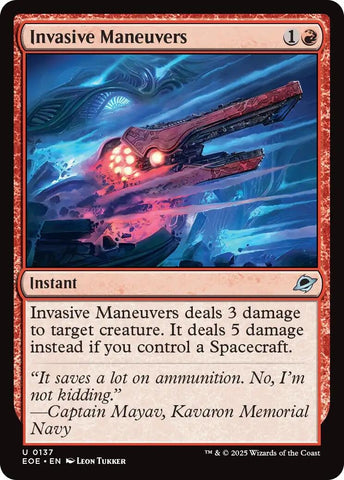 Image for Invasive Maneuvers (137) (Edge of Eternities) - Magic: The Gathering
