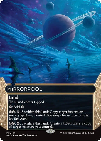 Image for Mirrorpool (0117) (Borderless) (Galaxy Foil) (117) (Edge of Eternities: Stellar Sights) - Magic: The Gathering