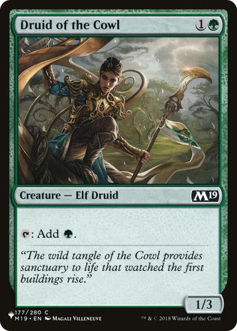 Image for Druid of the Cowl (177) (The List Reprints) - Magic: The Gathering