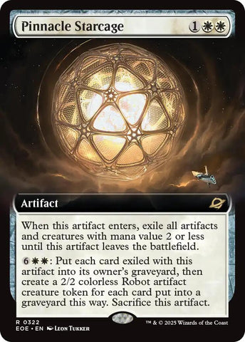 Image for Pinnacle Starcage (Extended Art) (322) (Edge of Eternities) - Magic: The Gathering