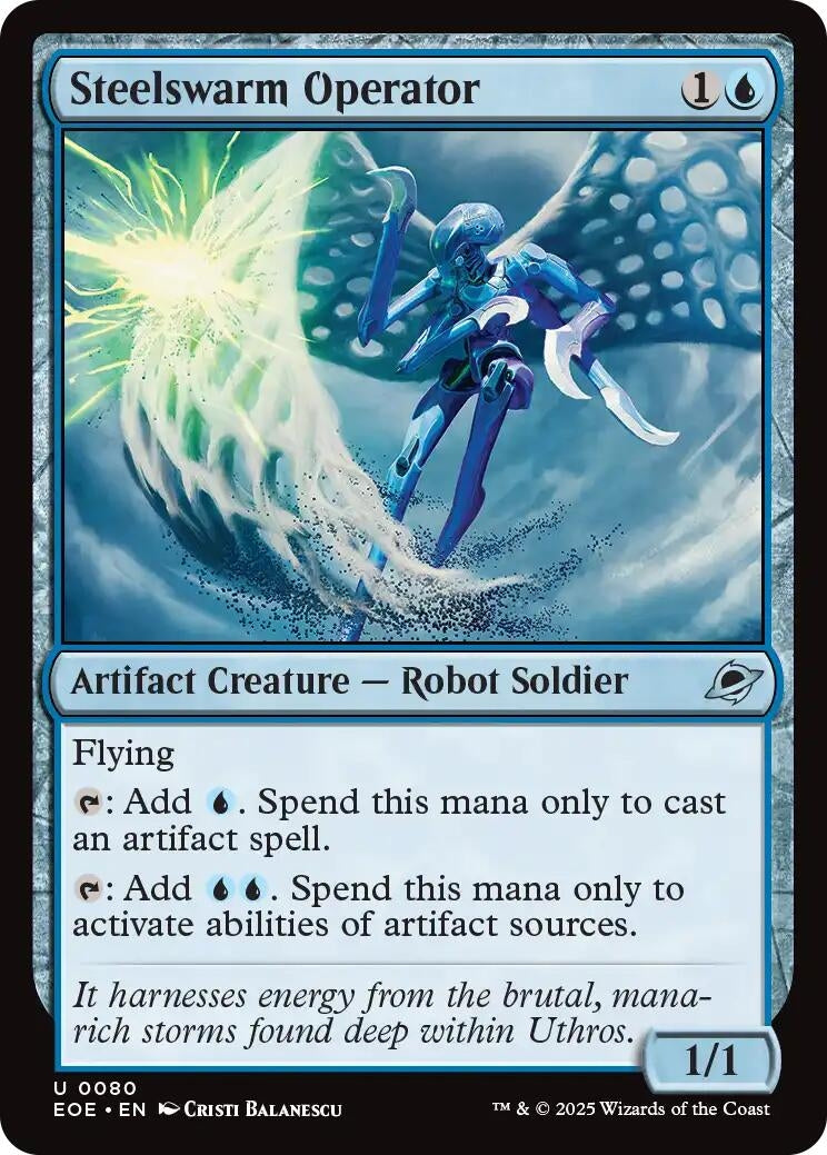 Image for Steelswarm Operator (80) (Edge of Eternities) - Magic: The Gathering