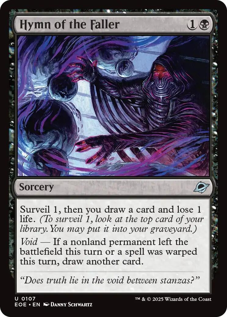 Image for Hymn of the Faller (107) (Edge of Eternities) - Magic: The Gathering