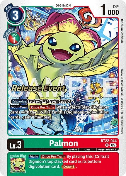 Image for Palmon (BT22-044 U) - Digimon Card Game
