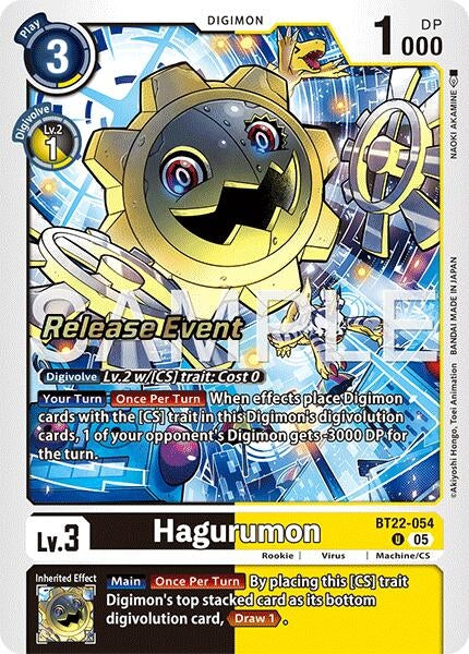 Image for Hagurumon (BT22-054 U) - Digimon Card Game