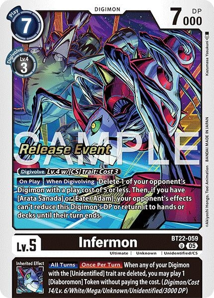 Image for Infermon (BT22-059 U) - Digimon Card Game