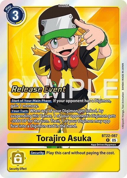 Image for Torajiro Asuka (BT22-087 R) - Digimon Card Game