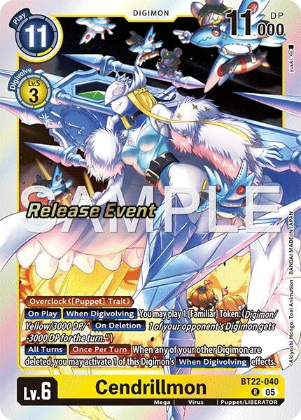 Image for Cendrillmon (BT22-040 R) - Digimon Card Game