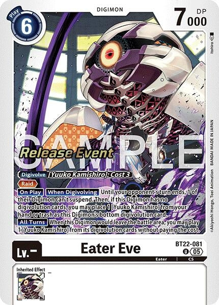 Image for Eater Eve (BT22-081 U) - Digimon Card Game