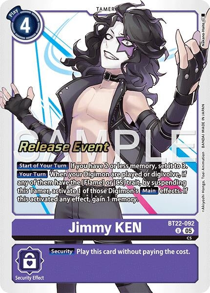 Image for Jimmy KEN (BT22-092 U) - Digimon Card Game