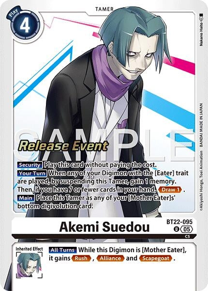 Image for Akemi Suedou (BT22-095 U) - Digimon Card Game