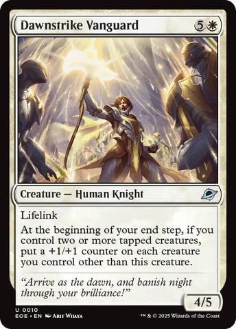 Image for Dawnstrike Vanguard (10) (Edge of Eternities) - Magic: The Gathering