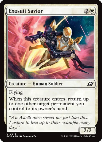Image for Exosuit Savior (16) (Edge of Eternities) - Magic: The Gathering