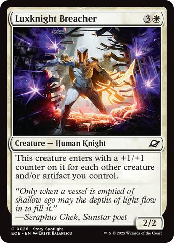 Image for Luxknight Breacher (26) (Edge of Eternities) - Magic: The Gathering