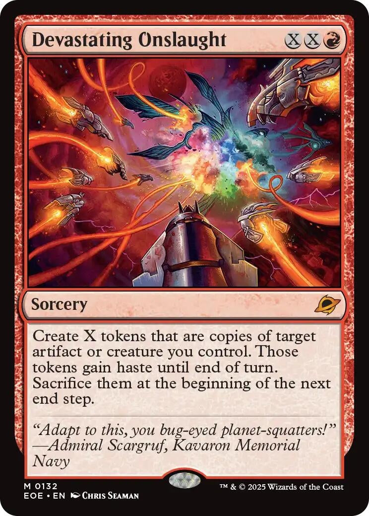 Image for Devastating Onslaught (132) (Edge of Eternities) - Magic: The Gathering