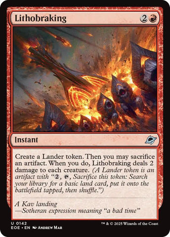Image for Lithobraking (142) (Edge of Eternities) - Magic: The Gathering