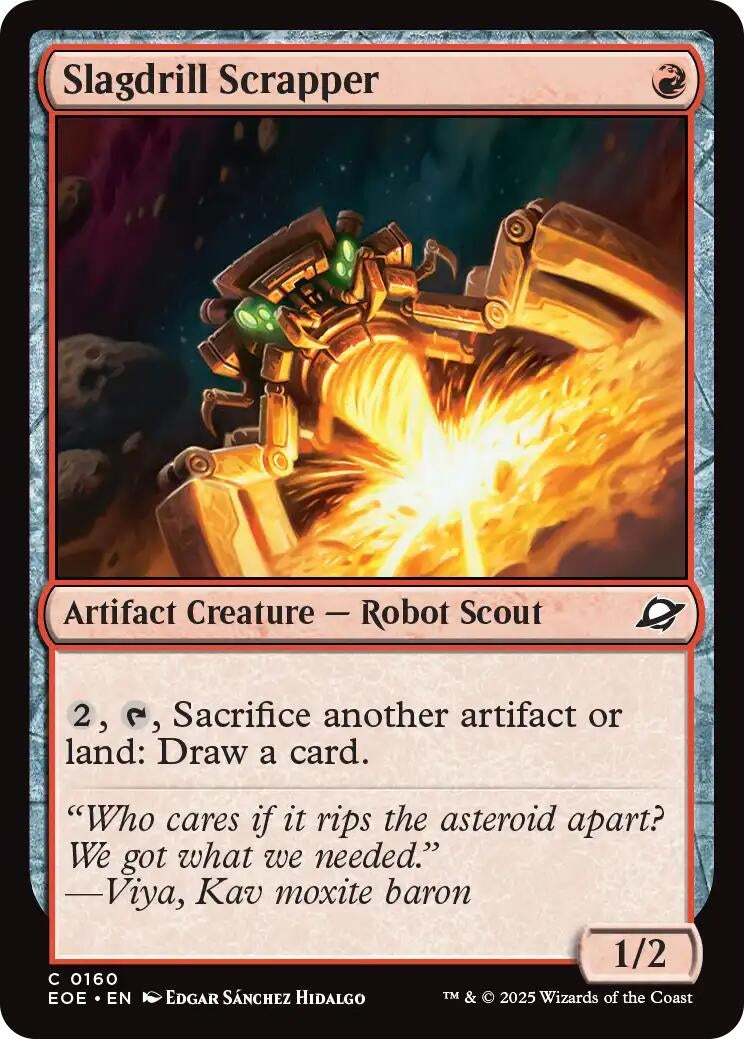 Image for Slagdrill Scrapper (160) (Edge of Eternities) - Magic: The Gathering