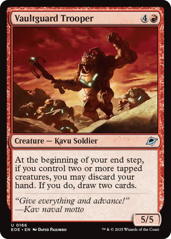Image for Vaultguard Trooper (166) (Edge of Eternities) - Magic: The Gathering
