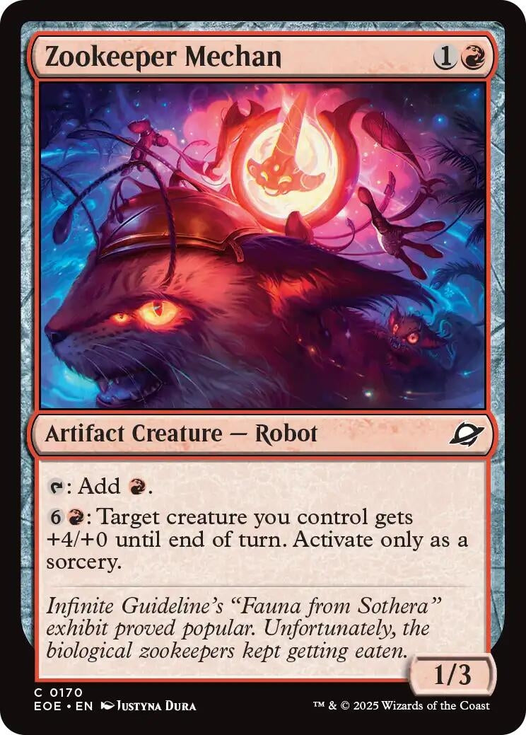 Image for Zookeeper Mechan (170) (Edge of Eternities) - Magic: The Gathering