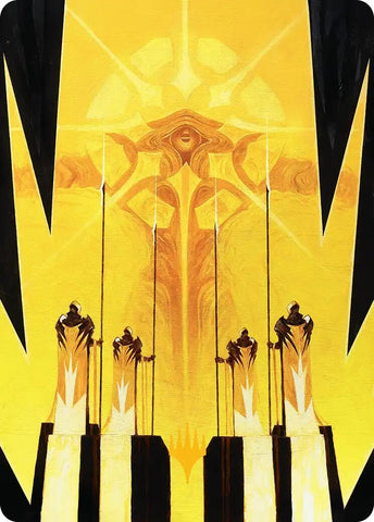 Image for Hardlight Containment Art Card (Gold-Stamped Planeswalker Symbol) (4) - Magic: The Gathering