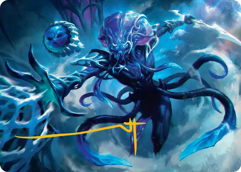 Image for Illvoi Galeblade Art Card (Gold-Stamped Signature) (7) - Magic: The Gathering