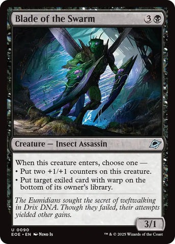 Image for Blade of the Swarm (90) (Edge of Eternities) - Magic: The Gathering