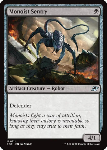 Image for Monoist Sentry (111) (Edge of Eternities) - Magic: The Gathering
