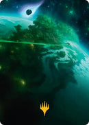 Evendo, Waking Haven Art Card (Gold-Stamped Planeswalker Symbol) (30) (Art Series: Edge of Eternities)